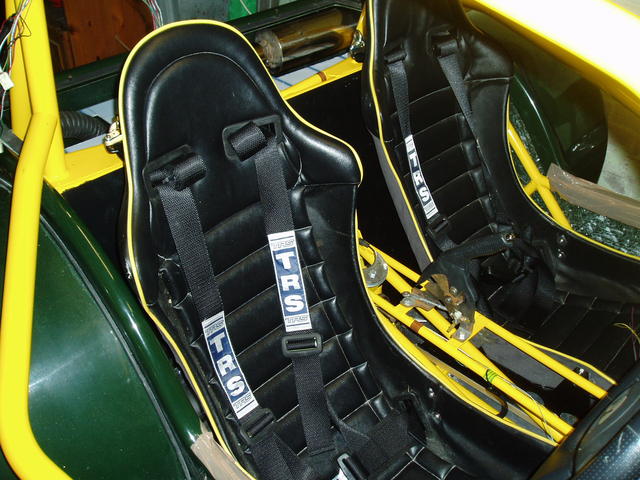 seats and harnesses in